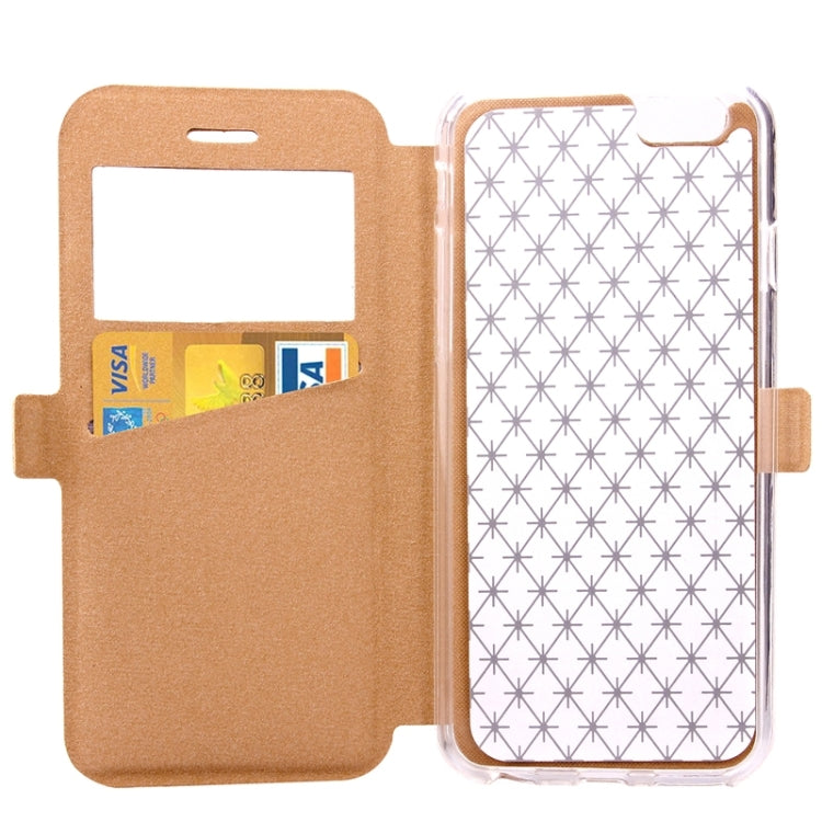 Argyles Texture Horizontal Flip Solid Color Leather Case with Holder & Card Slot & Call Display ID for iPhone 6 & 6s
