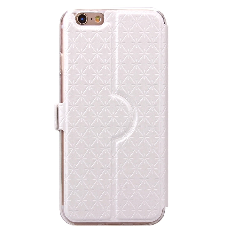 Argyles Texture Horizontal Flip Solid Color Leather Case with Holder & Card Slot & Call Display ID for iPhone 6 & 6s
