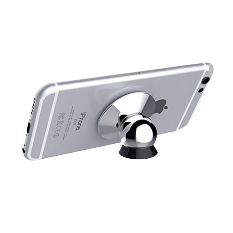 UF-V Magnetic Self Stick Car Air Vent Mount Phone Holder with Washable PU Adhesive, Below 5 inch Mobile Phone Can Be Use, For iPhone 8 & 7 / 6 & 6s & 5 & 5s & SE