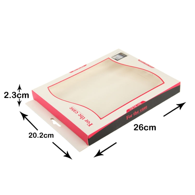 Color Box Packing for iPad Air / iPad 4 / New iPad (iPad 3) Leather Case / Plastic Case / Silicone Case / TPU Case(Red)