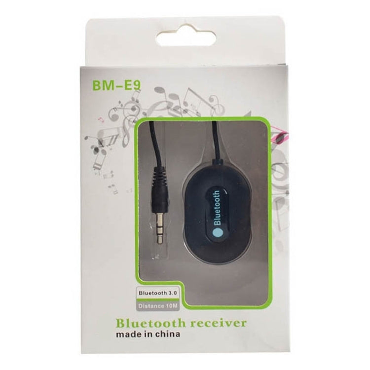 BM-E9 3.5mm Bluetooth 3.0 Adapter Audio Receiver, For iPhone, Samsung, HTC, Sony, Google, Huawei, Xiaomi and other Smartphones