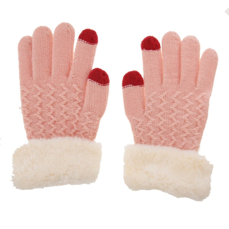 Fashionable Bowknot Style 2-finger Capacitive Touch Gloves for Women