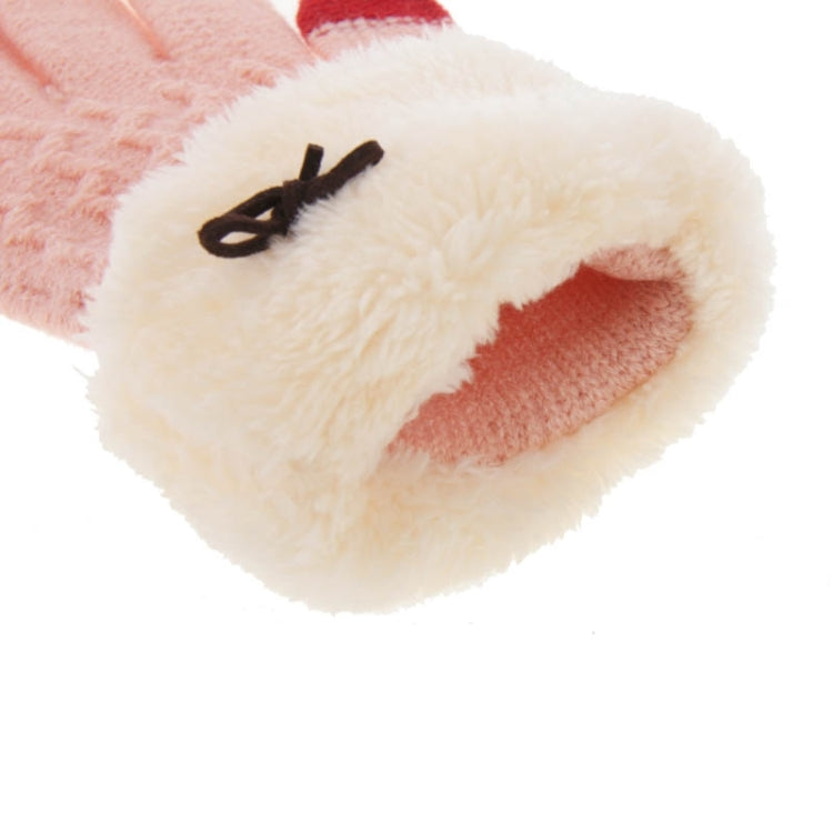 Fashionable Bowknot Style 2-finger Capacitive Touch Gloves for Women