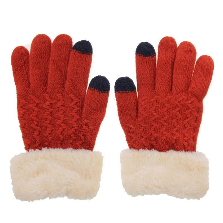 Fashionable Bowknot Style 2-finger Capacitive Touch Gloves for Women