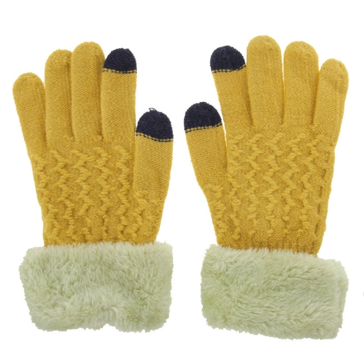 Fashionable Bowknot Style 2-finger Capacitive Touch Gloves for Women