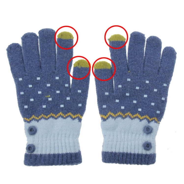 Fashionable Dot Style 2-finger Capacitive Touch Gloves for Women