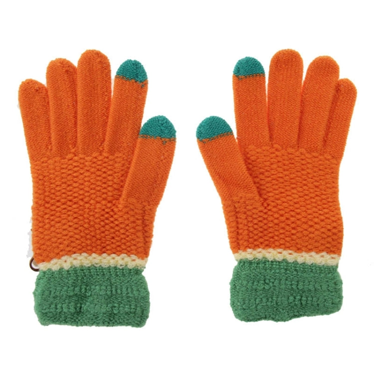 Fashionable Flower Style 2-finger Capacitive Touch Gloves for Women