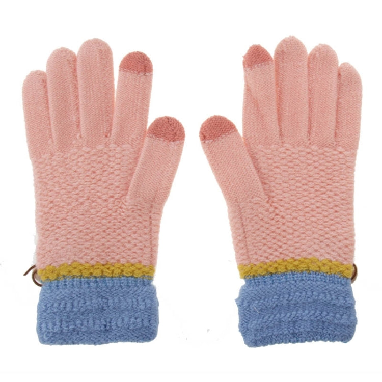 Fashionable Flower Style 2-finger Capacitive Touch Gloves for Women