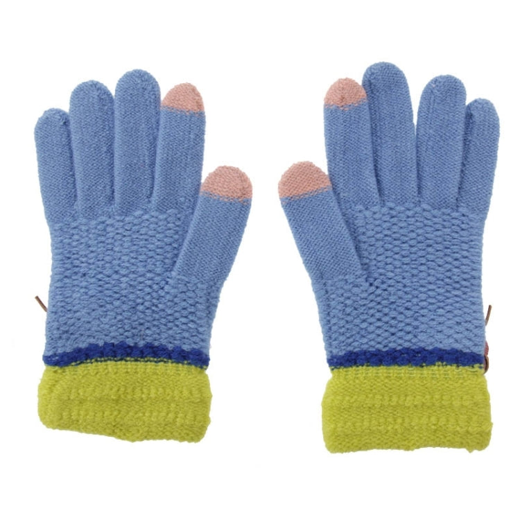Fashionable Flower Style 2-finger Capacitive Touch Gloves for Women