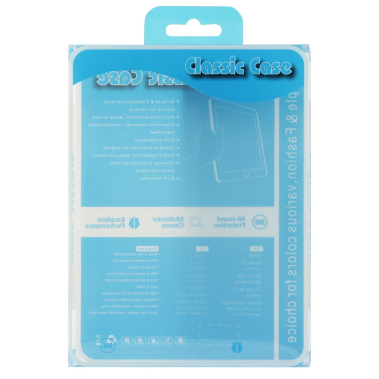 The Plastic Box Packing for iPad 5 Case, Size: 251mm x 190mm x 22mm(Blue)