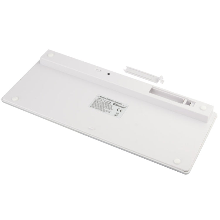 BK3001 Ultra-thin Bluetooth 3.0 ABS Keyboard for iPad Air 2 / iPAD Air / iPad 6 / iPad 5 / iPad mini 1 / 2 / 3 / New iPad (iPad 3) / iPad ,iPhone 4 & 4S / 3G,Sony PS3,Smart phones(White)
