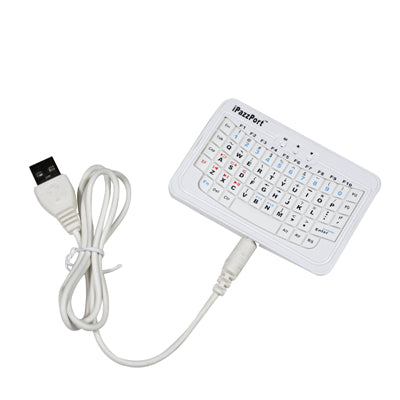 Bluetooth Handheld Keyboard(KP-810-06BTT)(White)
