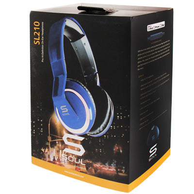 SL210 Soul Pro Hi-Definition On-Ear Headphones for iPhone / iPad / iPod touch