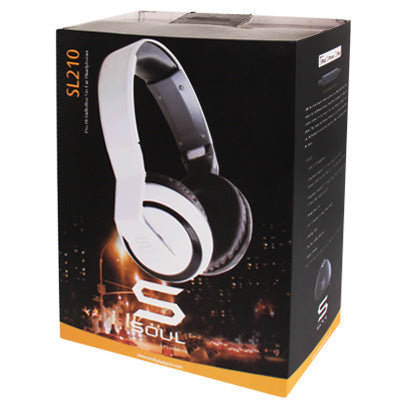 SL210 Soul Pro Hi-Definition On-Ear Headphones for iPhone / iPad / iPod touch