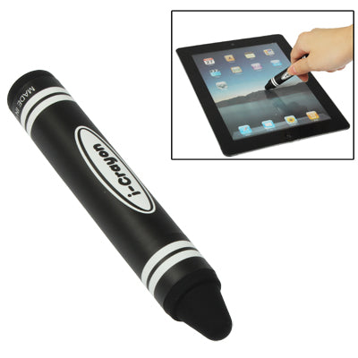 Crayon Touch Screen Stylus, For iPhone, Galaxy, Huawei, Xiaomi, LG, HTC and Other Smart Phones(Black)
