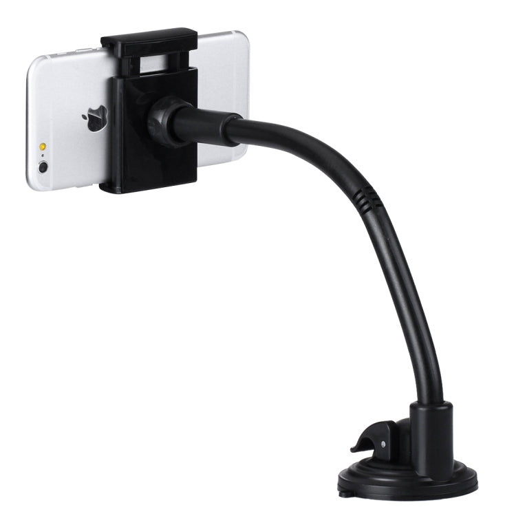 360 Degrees Rotation Suction Cup Car Basic Windshield Mobile & Tablet Car Holder , For 3.5-5 inches Mobile and 7-10 inch Tablets(Black)