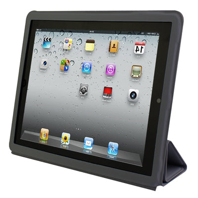 Leather Case with Ultra Thin Smart Cover for iPad 2