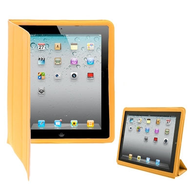 Leather Case with Ultra Thin Smart Cover for iPad 2