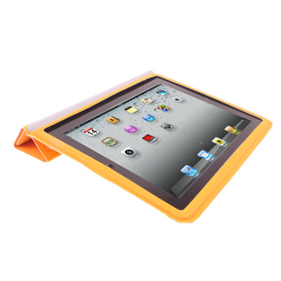 Leather Case with Ultra Thin Smart Cover for iPad 2