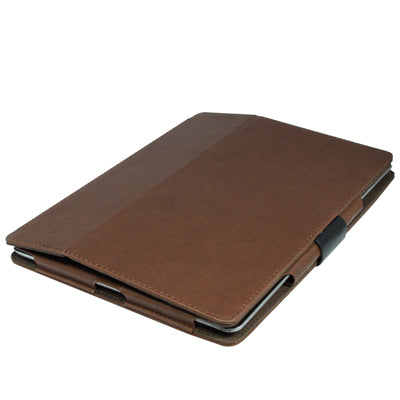 High Quality Leather Case with Holder for iPad 2 (Coffee)