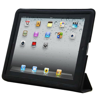 High Quality 4-Fold Ultra Thin Smart Leather Case with Sleep / Wake-up Function