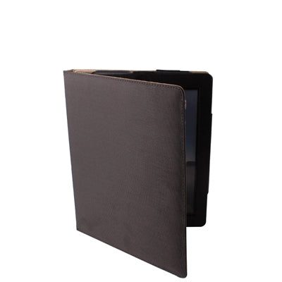 High Quality Leather Case with Holder for iPad 2 (Black)