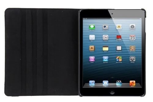 360 Degree Rotatable Litchi Texture Leather Case with Sleep / Wake-up function & Holder for iPad 4 / New iPad (iPad 3) / iPad 2