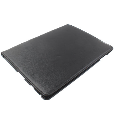 360 Degree Rotatable Litchi Texture Leather Case with Sleep / Wake-up function & Holder for iPad 4 / New iPad (iPad 3) / iPad 2