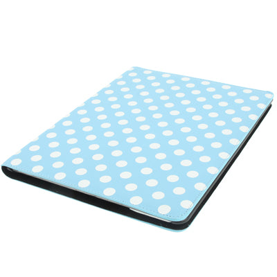 Dot Style Leather Case with Sleep / Wake-up Function & Holder for New iPad & iPad 3 / iPad 2  / iPad 4(Blue)