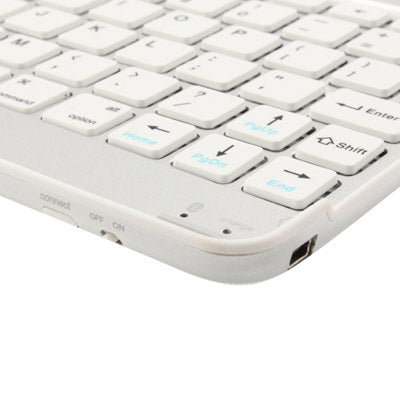Perfect Design Mobile Bluetooth 3.0 ABS Hard Keyboard for New iPad (iPad 3) / iPad 2(White)
