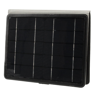Ultra-thin Leather Case with Detachable Solar Panel for iPad 2 (IS16)