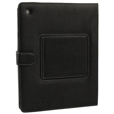 Ultra-thin Leather Case with Detachable Solar Panel for iPad 2 (IS16)