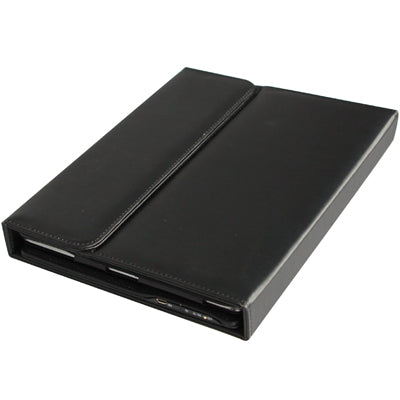 2 in 1 Split design Bluetooth Keyboard + Folding Leather Tablet Case for iPad 2(Black)
