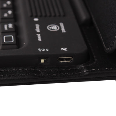 2 in 1 Bluetooth Keyboard + Folding Leather Protective Case for iPad 2 / iPad(Black)