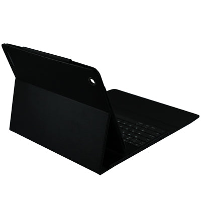 2 in 1 Bluetooth Keyboard + Folding Leather Protective Case for iPad 2(Black)