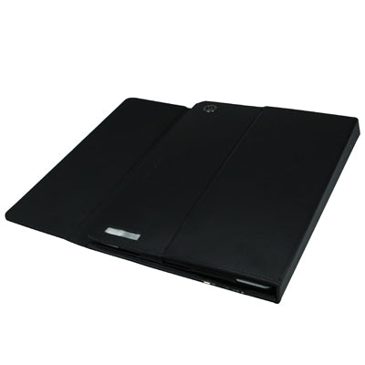 2 in 1 Bluetooth Keyboard + Folding Leather Protective Case for iPad 2(Black)