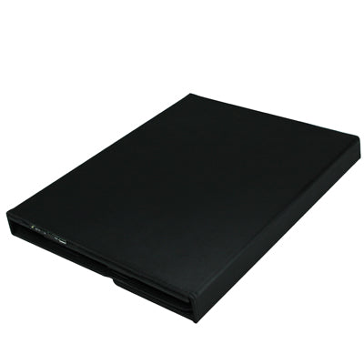 2 in 1 Bluetooth Keyboard + Folding Leather Protective Case for iPad 2(Black)