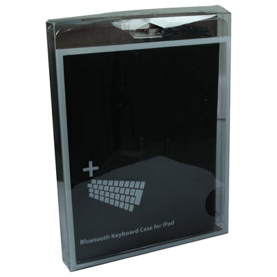 2 in 1 Bluetooth Keyboard + Folding Leather Protective Case for iPad 2(Black)