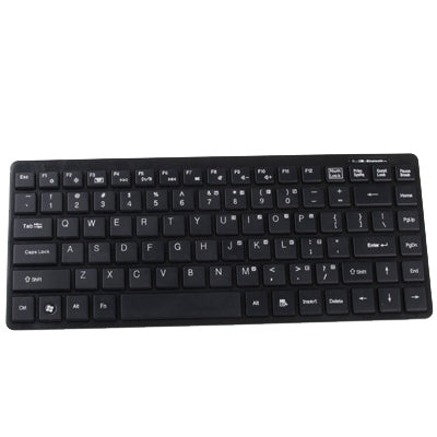 87-Key Slim Portable Bluetooth Wireless Keyboard (Black)