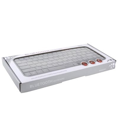 87-Key Slim Portable Bluetooth Wireless Keyboard (Black)