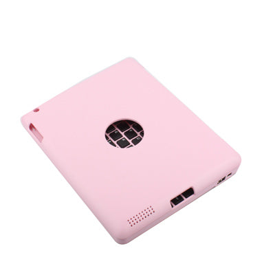 Bluetooth Keyboard with Plastic Tablet Case Holder for iPad 2 / iPad 3 / iPad 4(Pink)