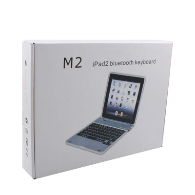 Bluetooth Keyboard with Plastic Tablet Case Holder for iPad 2 / iPad 3 / iPad 4(Pink)