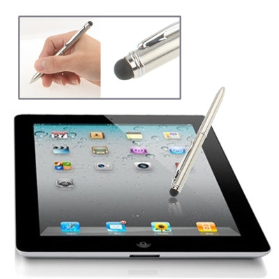 3 in 1 Magic Touch Pen for iPhone 4 & 4S / 3GS / iPad 2 / iPod Touch and All Mobile Phone, Computer with Capacitive Screen(Silver)