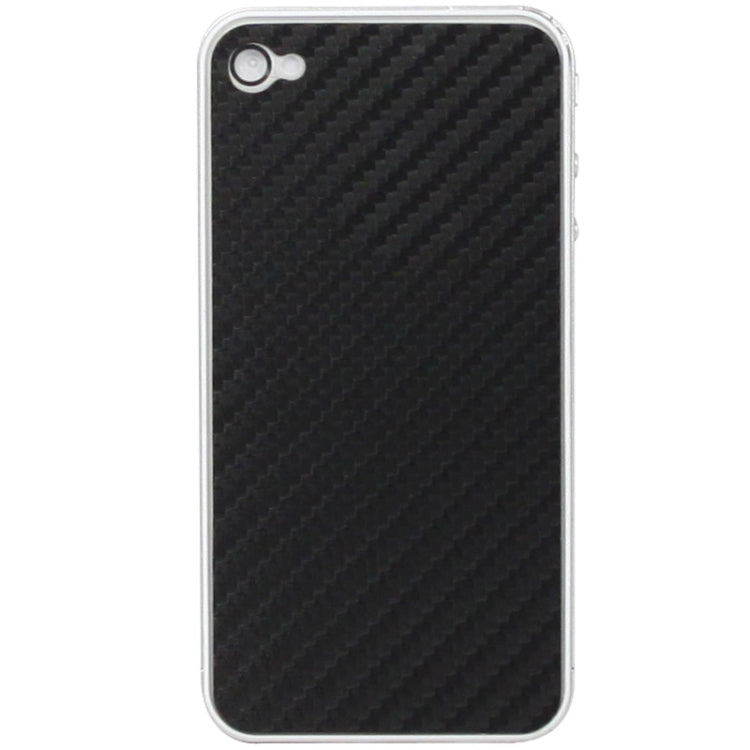 Full Housing Carbon Fiber Skin Sticker for iPad 3 / iPad 2 + iPhone 4 & 4S