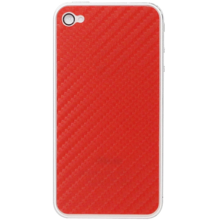 Full Housing Carbon Fiber Skin Sticker for iPad 3 / iPad 2 + iPhone 4 & 4S