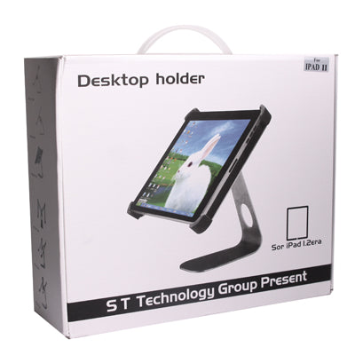 Aluminum Stand Holder for iPad 2, Support 360 Degree Rotation(Silver)