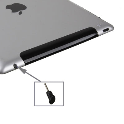 100 PCS Earphone Hole Dust Plug for iPad 4 / New iPad (iPad 3) / iPad 2(Black)