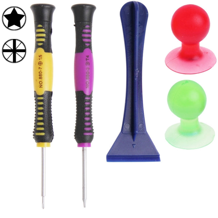 5 in 1 (2 x Screwdrivers + Disassemble Plastic Prying Tools + 2 x Suckers) Opening Tools for iPad Air /iPad 4 / New iPad / iPad 2, iPad mini