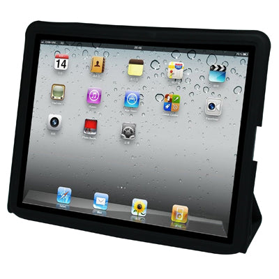 High Quality Ultra Slim Leather Case with Holder for iPad 2