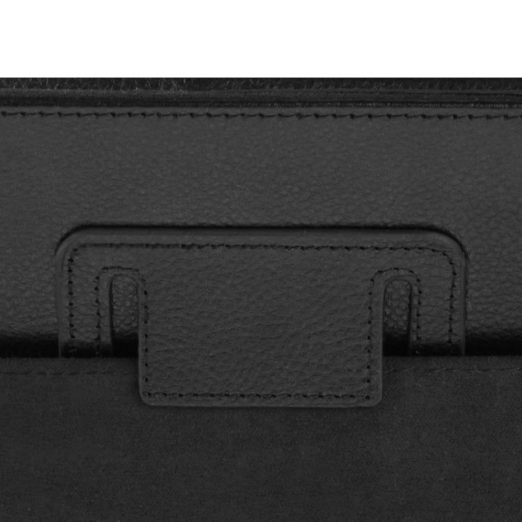 High Quality Litchi Texture Soft Leather Case with Holder for iPad 2 / iPad 3 / iPad 4 (Black)